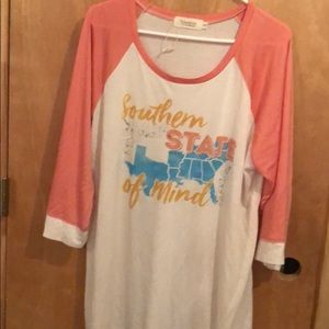 3/4 length top